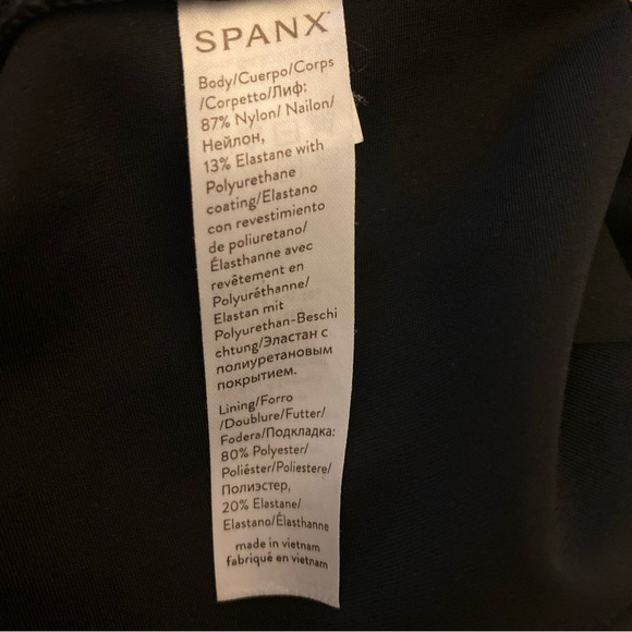 Spanx Black & Gray Faux Leather Metallic Camo Ankle Leggings - Picture 8 of 9